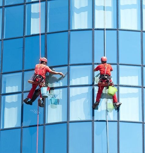 Мытье фасадов промальпинистами в Шахтах